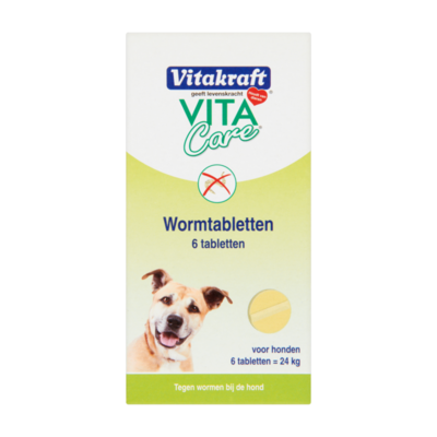 Vitakraft VitaCare Wormtabletten voor Honden