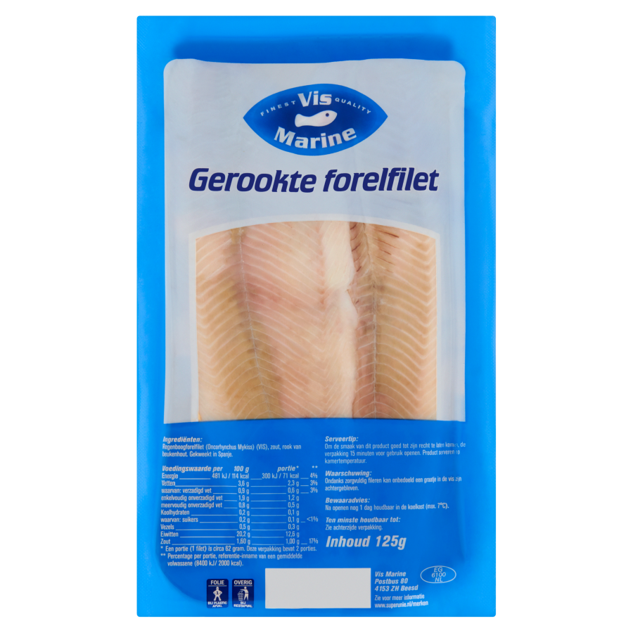 Vismarine Gerookte forelfilet