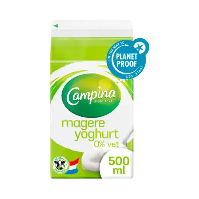 Campina Magere Yoghurt 0% Vet