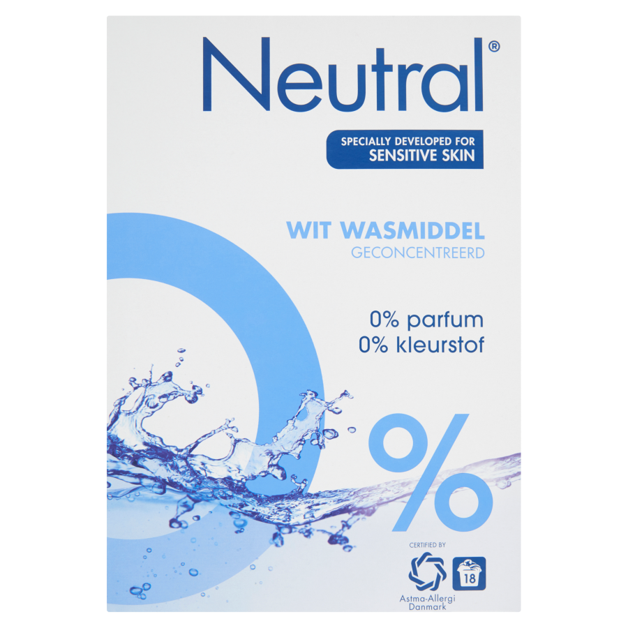 Neutral Waspoeder hoofdwas 18 scoops