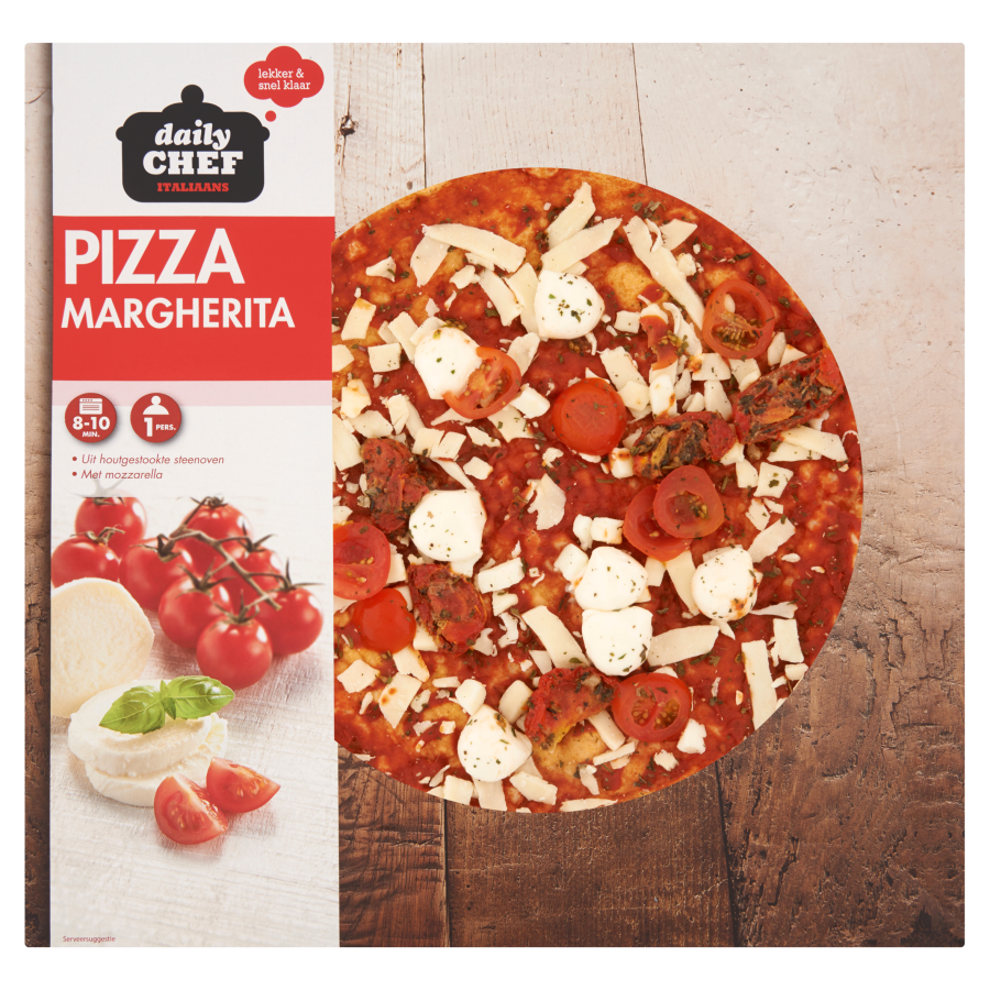 Huismerk Pizza luxe margherita
