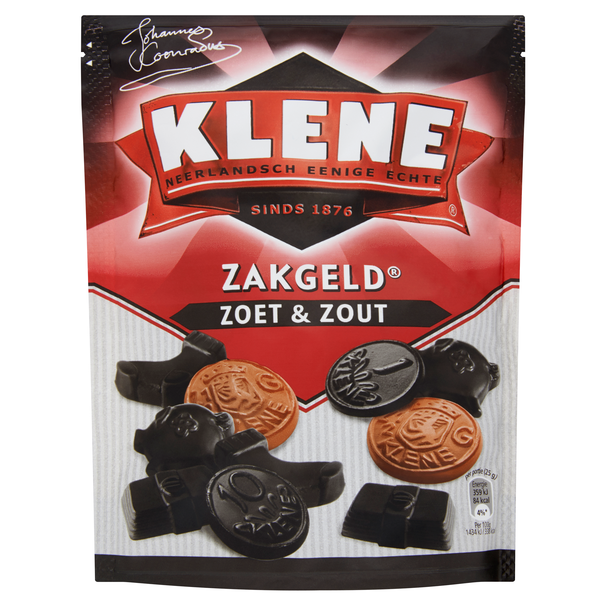 Klene Zakgeld Zoet & Zout 250 g