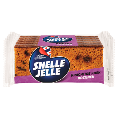 Snelle Jelle kruidkoek rozijnen
