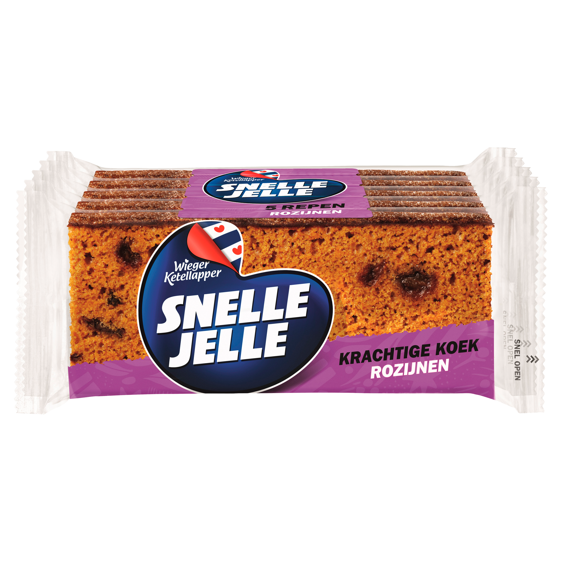 Snelle Jelle kruidkoek rozijnen