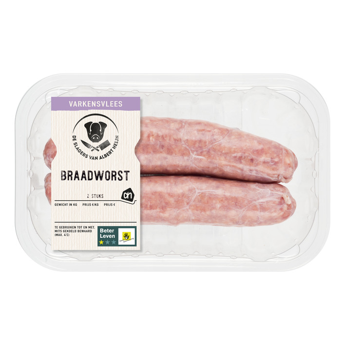 Huismerk Varkensbraadworst