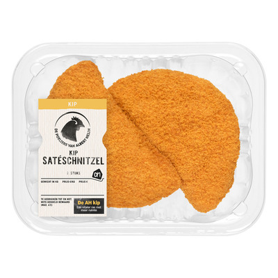 Huismerk Kip satéschnitzel
