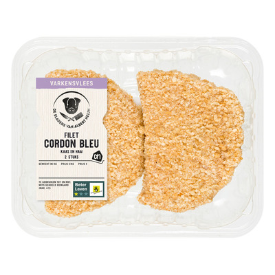 Huismerk Varkensgehakt cordon bleu