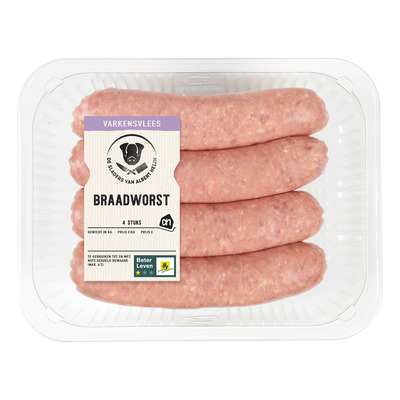 Huismerk Varkensbraadworst
