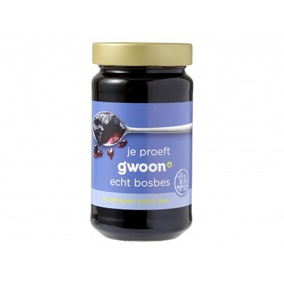 Huismerk Bosbessen extra jam