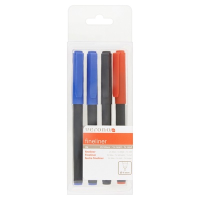 Fineliners 4 Stuks