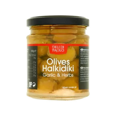 Deli di Paolo Olijven Halkidiki Knoflook & Kruiden