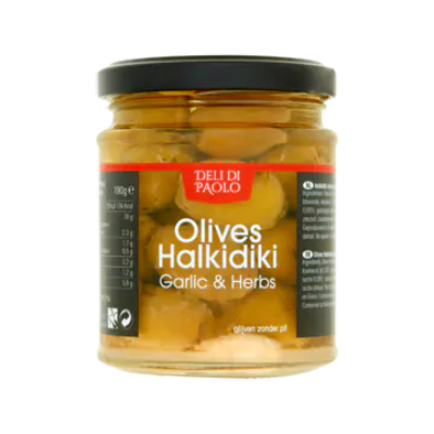 Deli di Paolo Olijven Halkidiki Knoflook & Kruiden