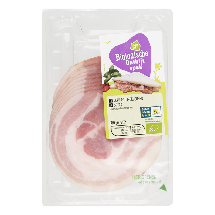 Huismerk Biologisch Ontbijtspek
