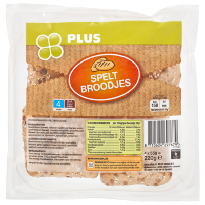 Huismerk Spelt broodjes