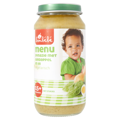 Huismerk 15+ Spinazie aardappel ei