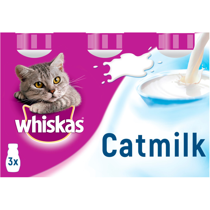 Whiskas Kattenmelk 3 flesjes