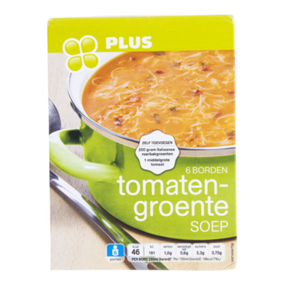 Huismerk Tomaten groentesoep