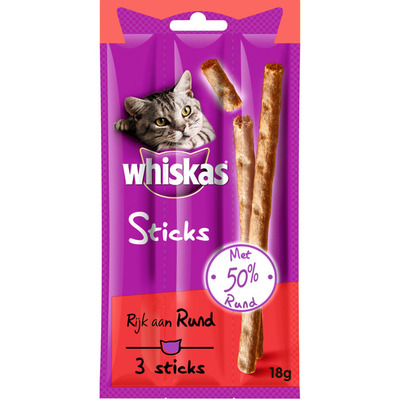 Whiskas Kattensnacks rund 3 sticks
