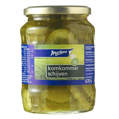 Makant Komkommerschijven Zoetzuur
