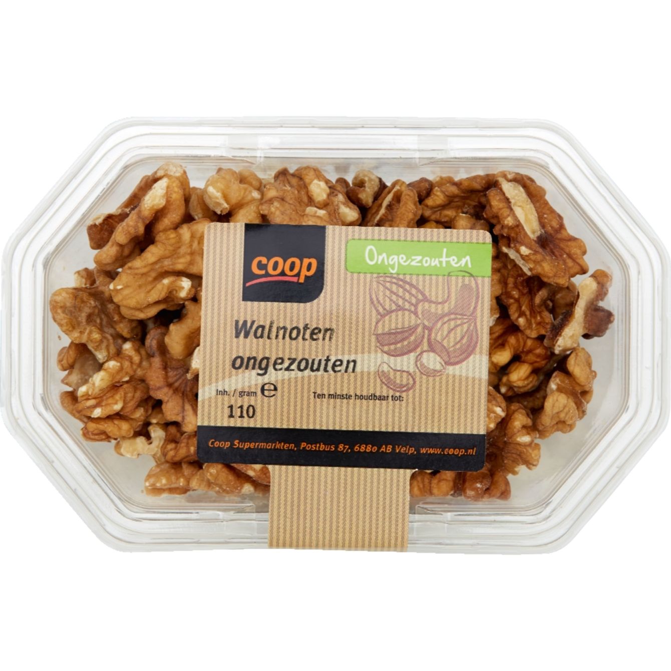 Huismerk Walnoten Ongezout