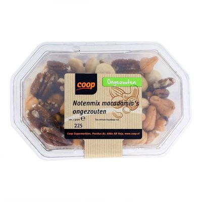 Huismerk Notenmix Macada Ongezouten