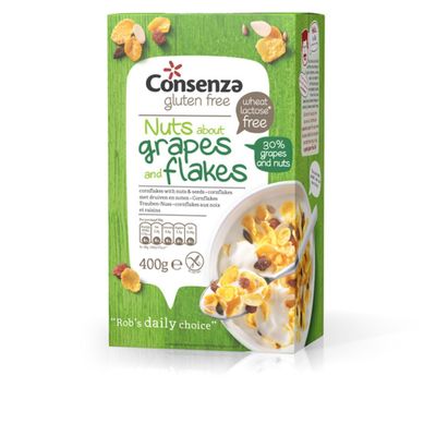 Consenza Cornflakes Met Druiven En Noten