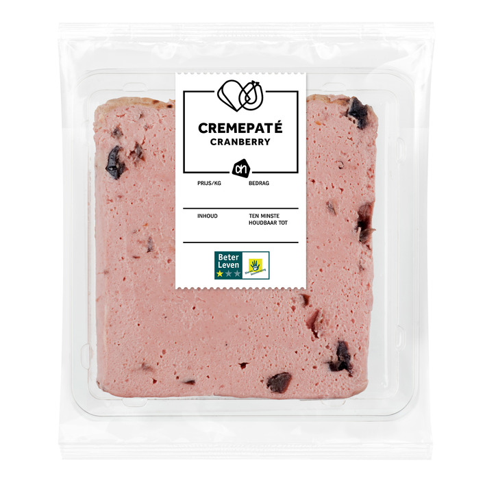 Huismerk Ardennerpaté cranberry