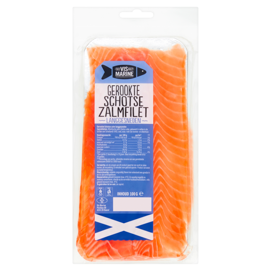 Vismarine Gerookte Schotse zalm