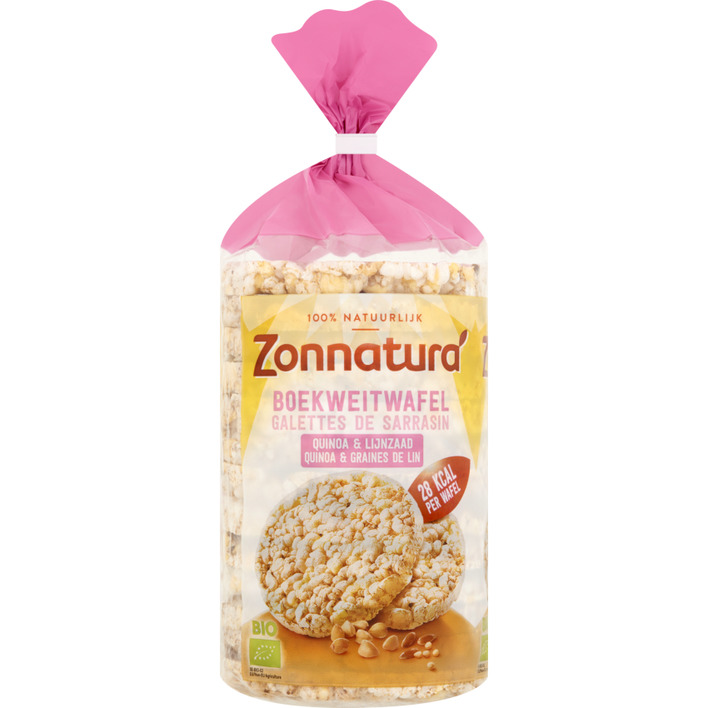 Zonnatura Boekweitwafels met quinoa & lijnzaad