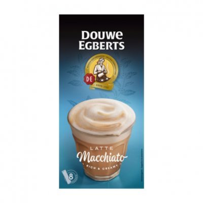 Douwe Egberts Verwenkoffie latte macchiato oploskoffie