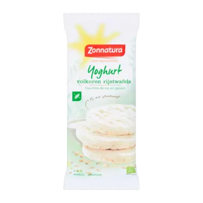 Zonnatura Rijstwafels Yoghurt 6 Stuks