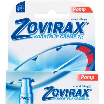 Zovirax Koortslipcrème pomp