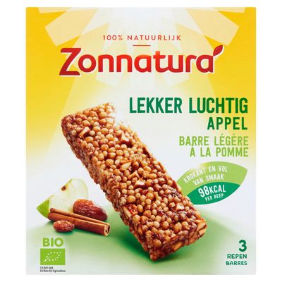 Zonnatura Reep lekker luchtig appel bio
