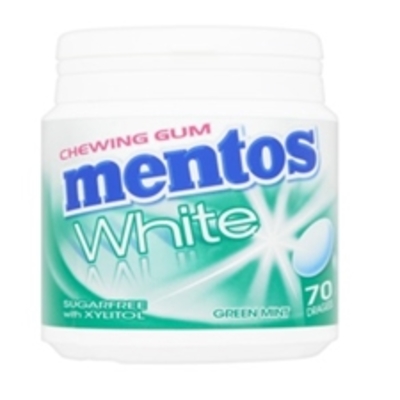 Mentos Gum white cool mint