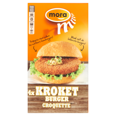Mora Kroketburger 4x 80 gram