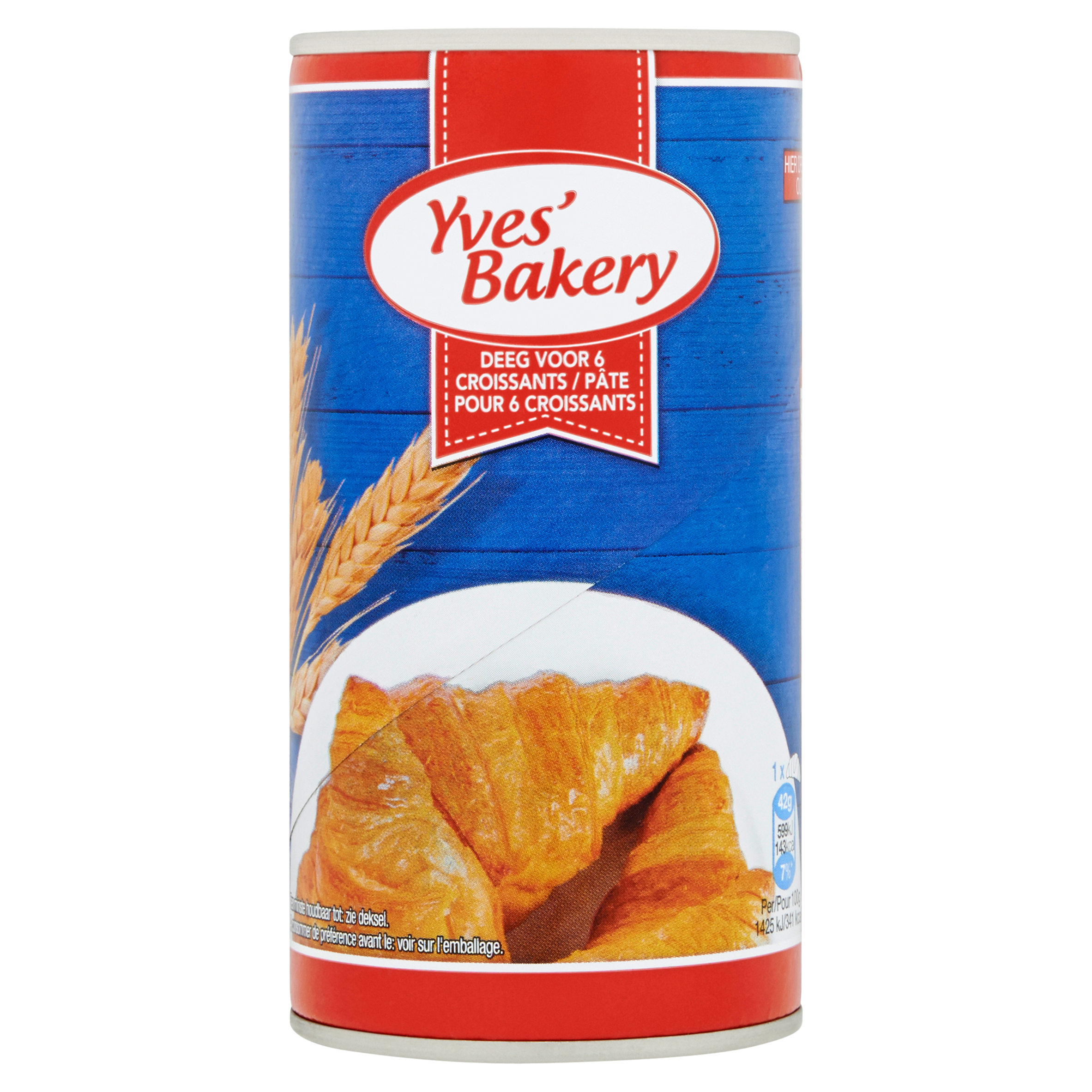 Yves' Bakery Deeg voor 6 Croissants 250 g