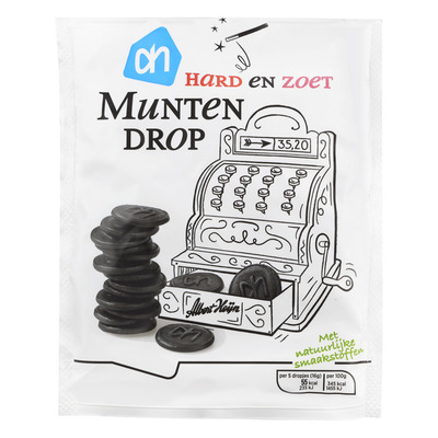 Huismerk Muntdrop hard zoet