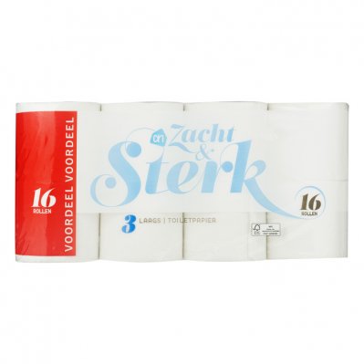 Huismerk Zacht & sterk toiletpapier 3-laags