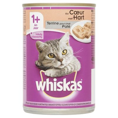 Whiskas Paté Met Hart 1+ Jaar