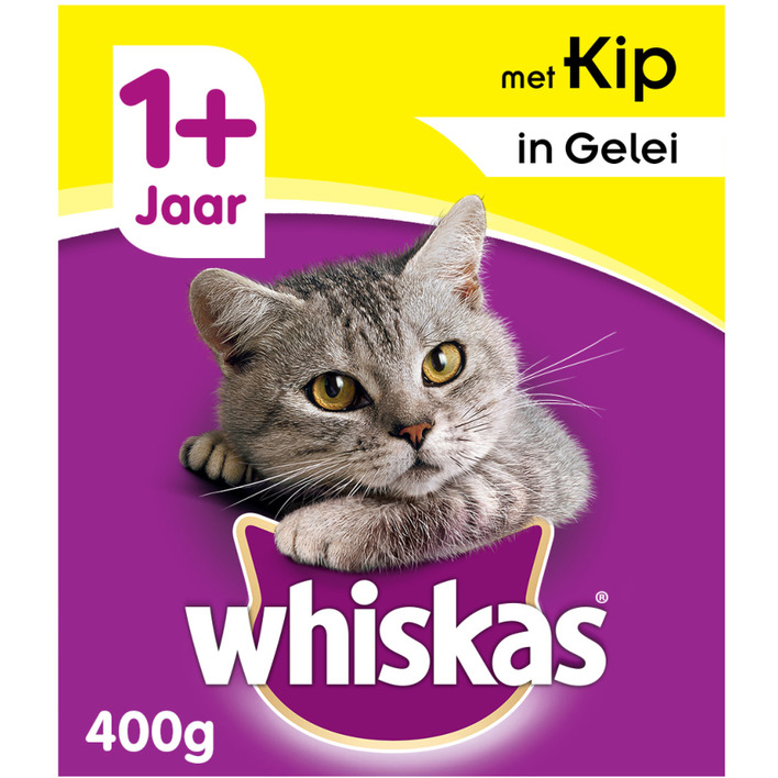 Whiskas Kattenvoer nat kip in gelei 1+jaar