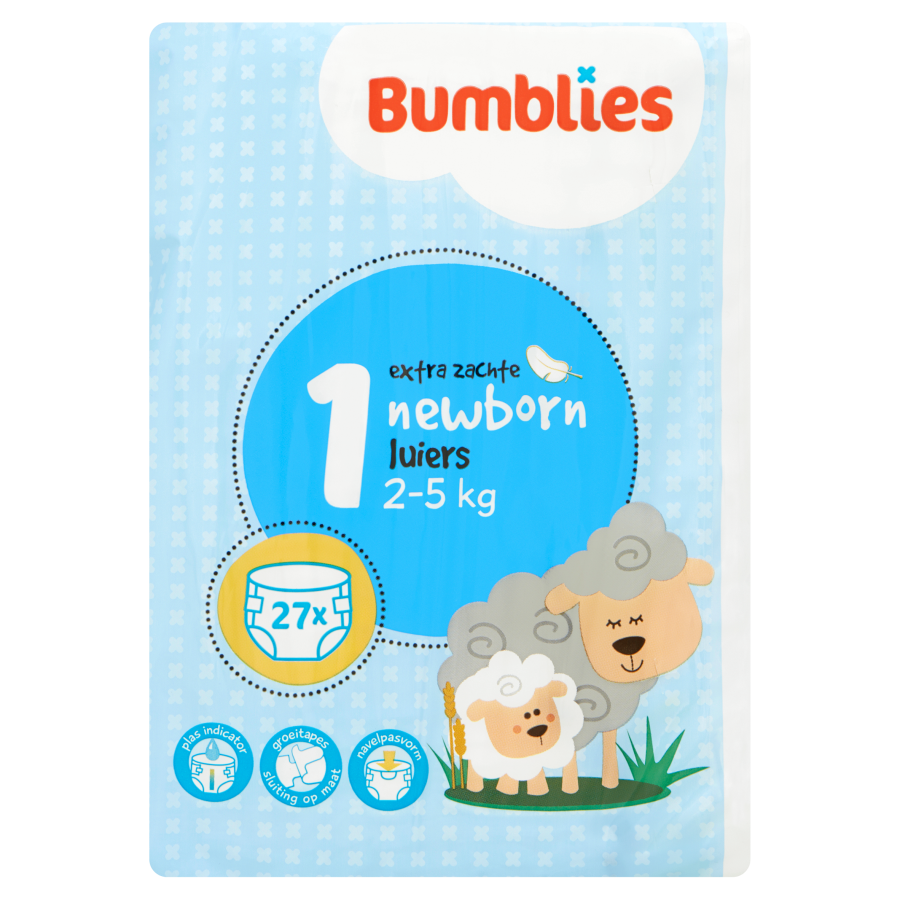 Bumblies Luiers newborn 2-5 kilogram