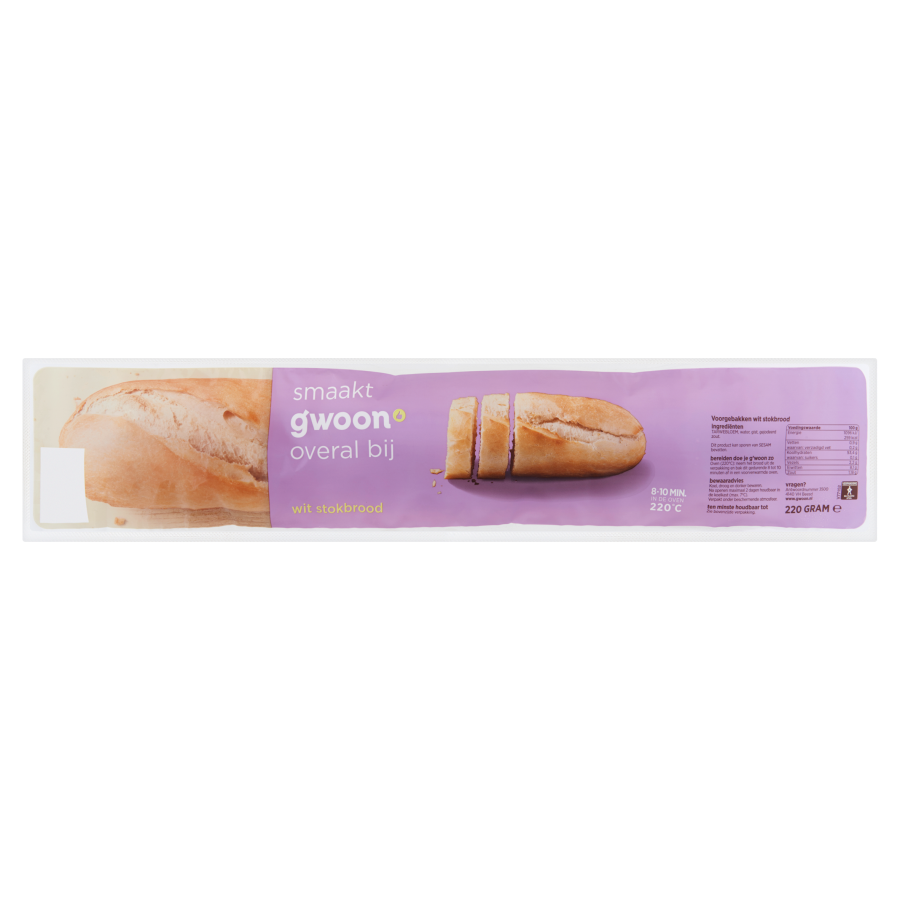 Huismerk Stokbrood wit