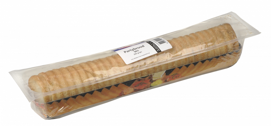 Jan Linders Partybrood wit-sesam zuurstofarm verpakt