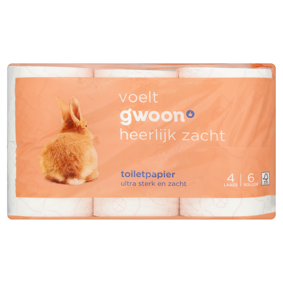 Huismerk Toiletpapier 4-laags
