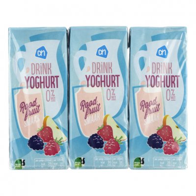 Huismerk Drinkyoghurt rood fruit
