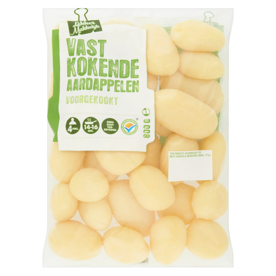 Kookaardappelen vast