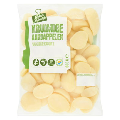 Kookaardappelen kruimig