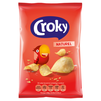 Croky Chips naturel