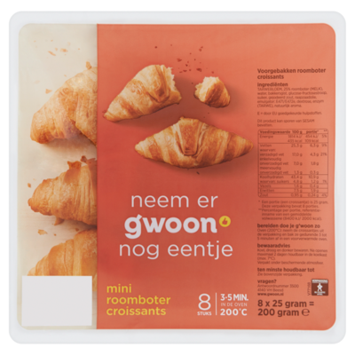Huismerk Mini croissants