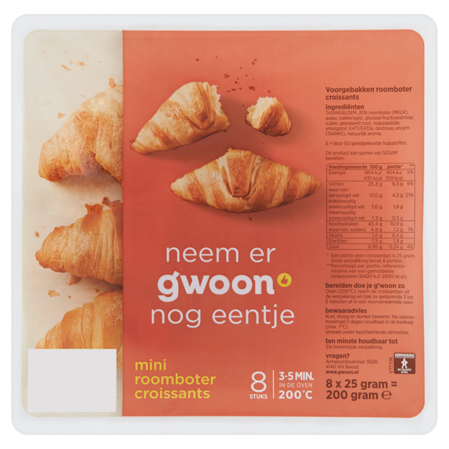 Huismerk Mini croissants